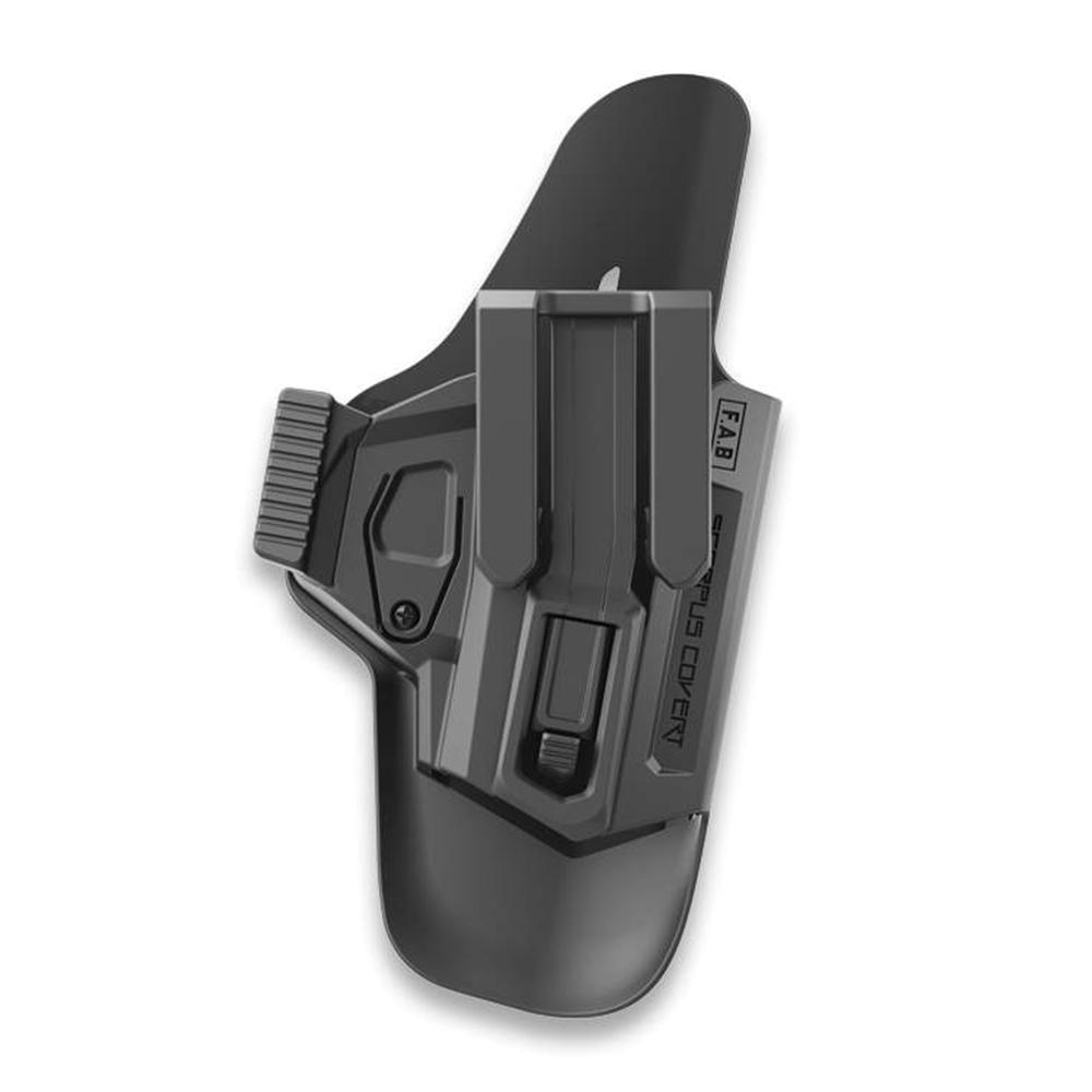 Black concealed carry handgun holster