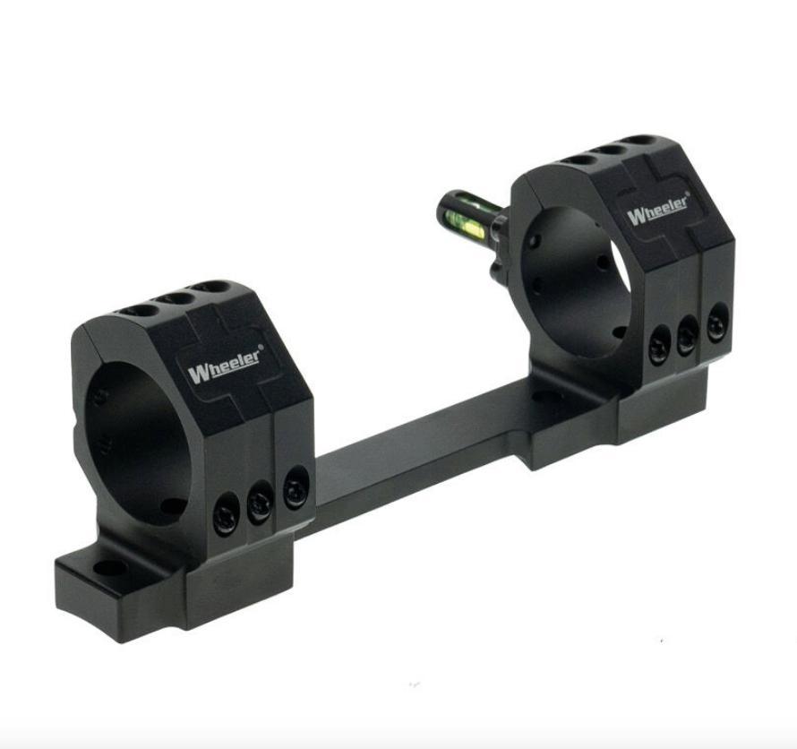 Wheeler scope mount with integrated bubble level