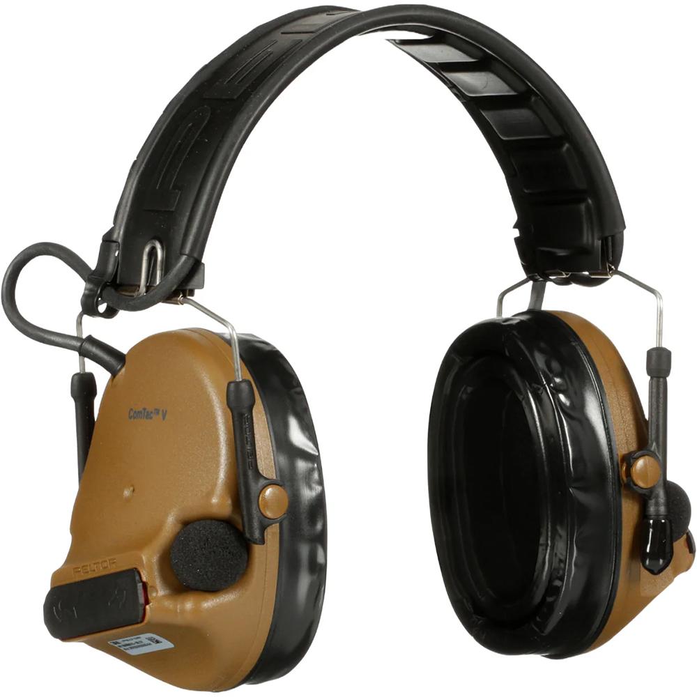 Over-ear electronic hearing protection earmuffs