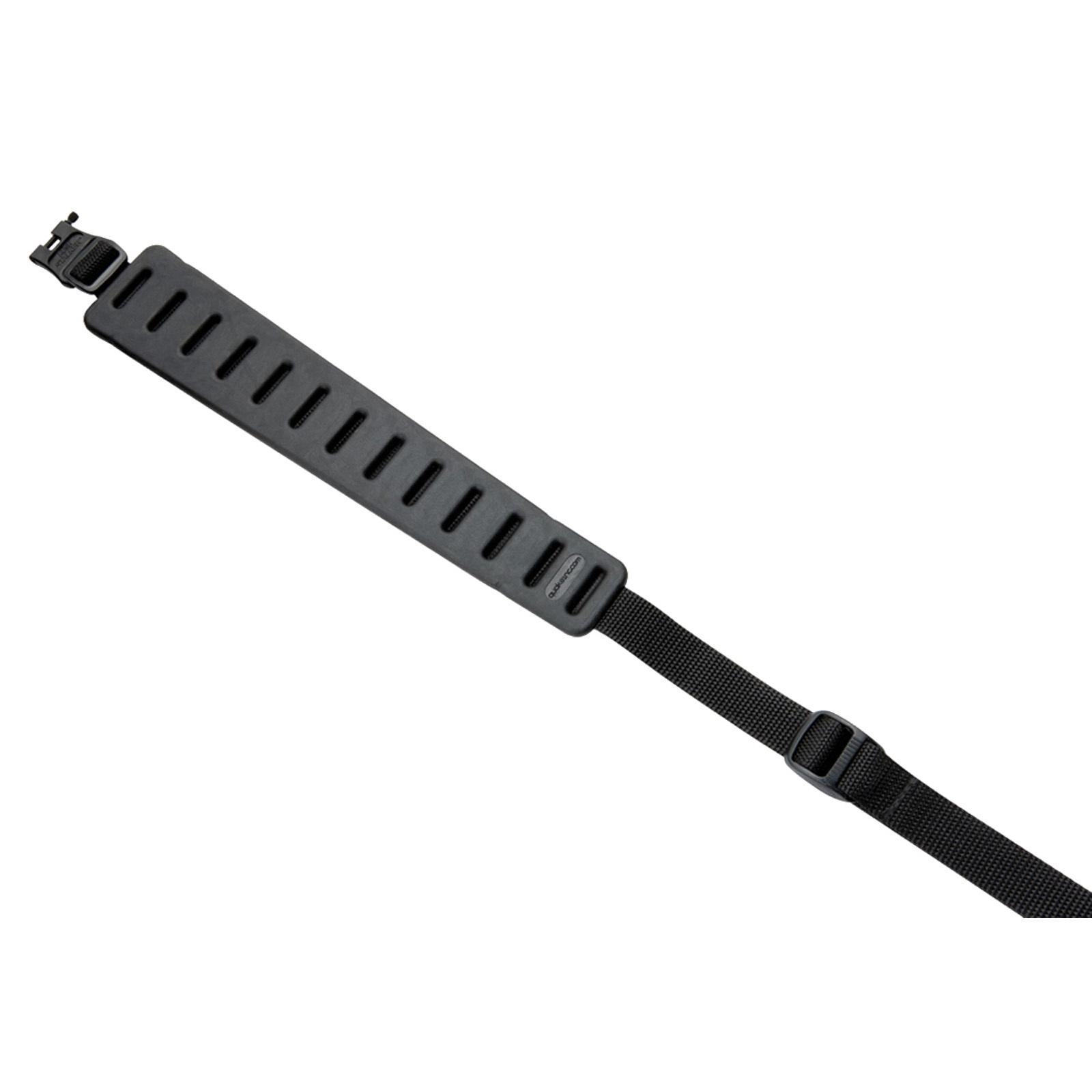 Black padded shoulder strap with buckles