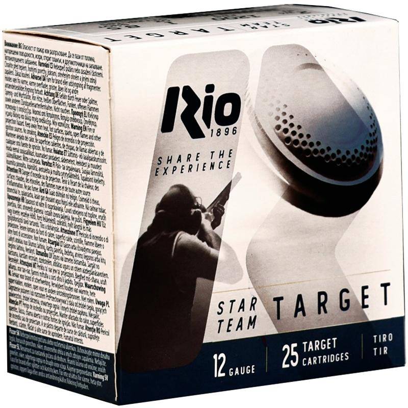 Rio 12-gauge target shotgun cartridges box