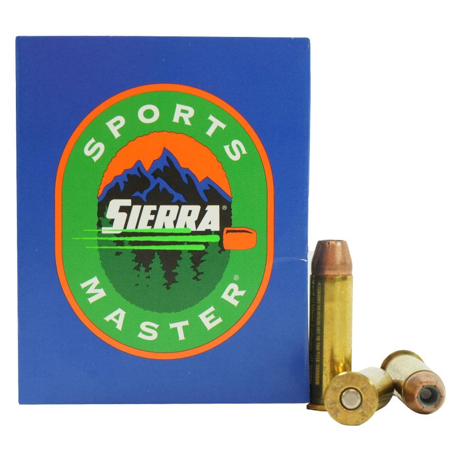 Sierra Sports Master ammunition box with handgun cartridges