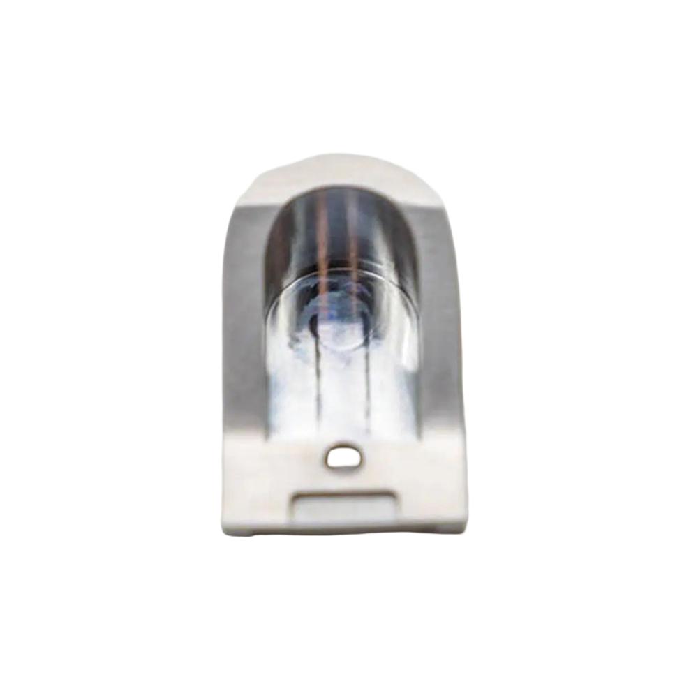 Small xenon flash tube in metal housing