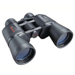 Black binoculars isolated on white background