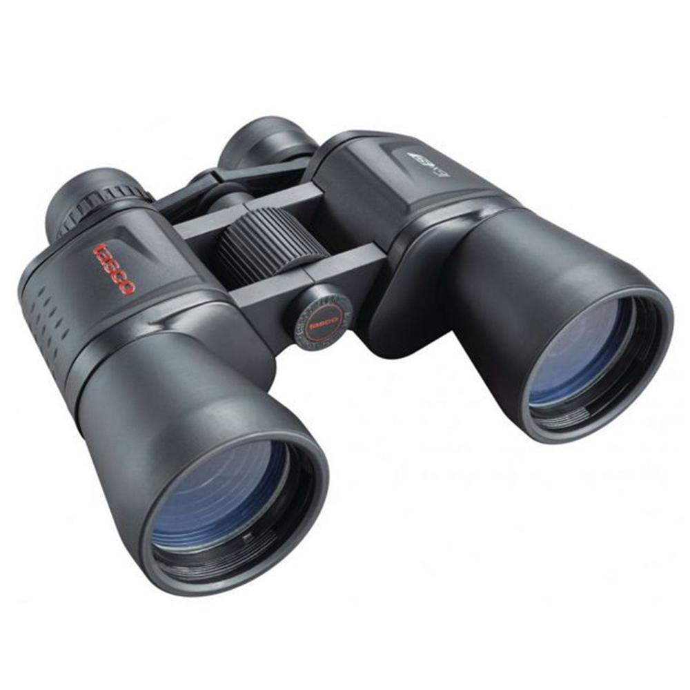 Black binoculars isolated on white background