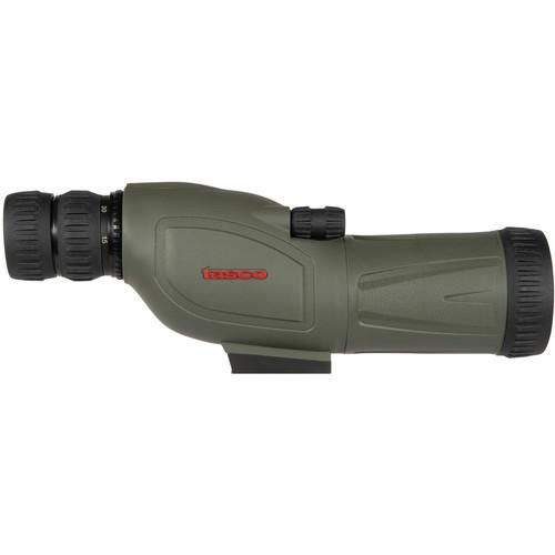 Green Tasco spotting scope on white background
