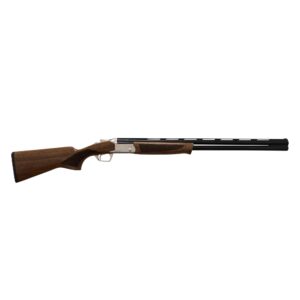 Wood-stock shotgun isolated on white background