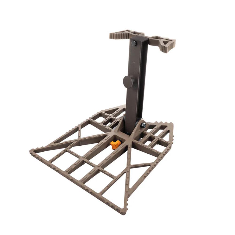 Portable adjustable hunting tree stand platform