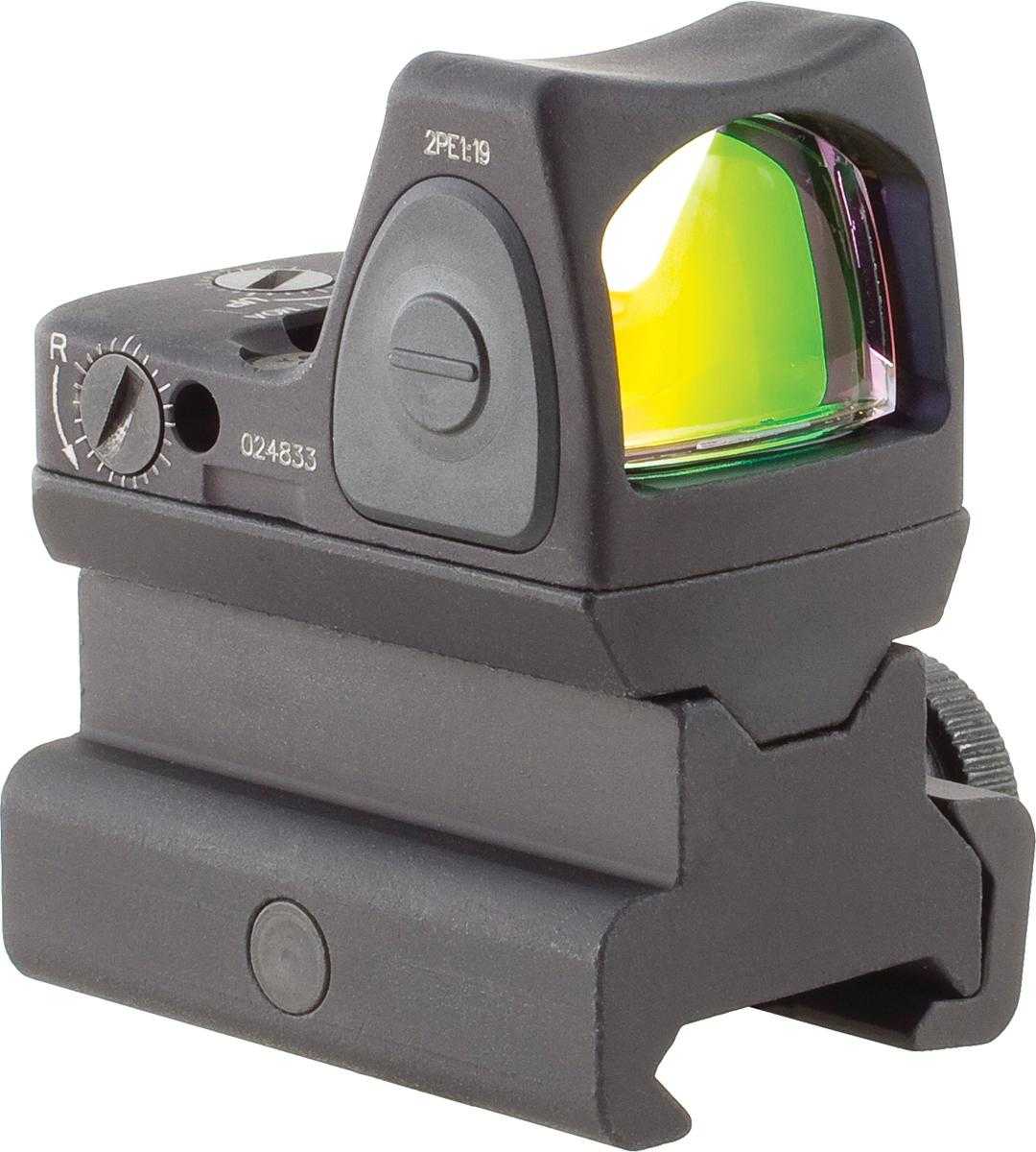 Compact reflex red dot sight for firearm