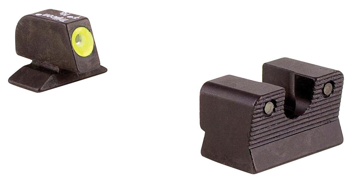 Front and rear handgun night sights