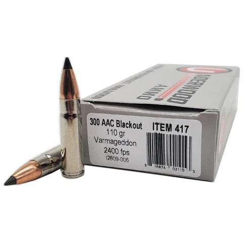 Box of 300 AAC Blackout ammunition cartridges