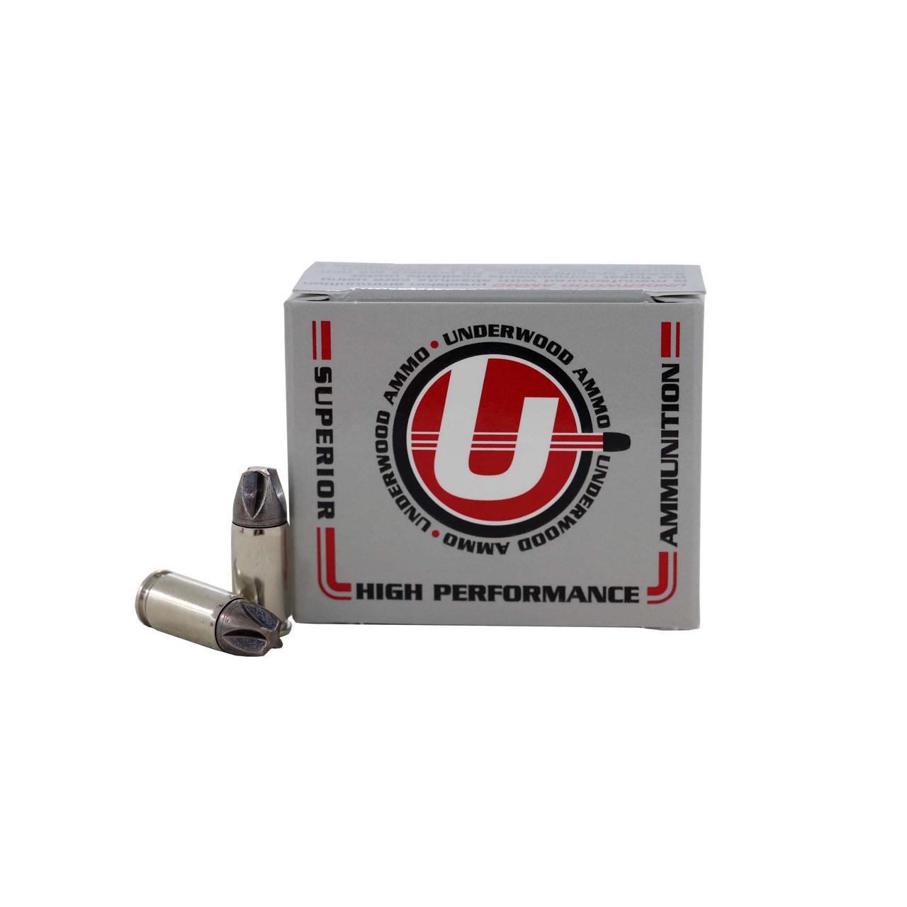 Box of Underwood high performance ammunition with cartridges