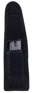 Black nylon knife sheath with snap closure
