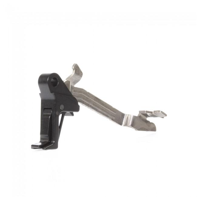 Metal mechanical lever component with black housing