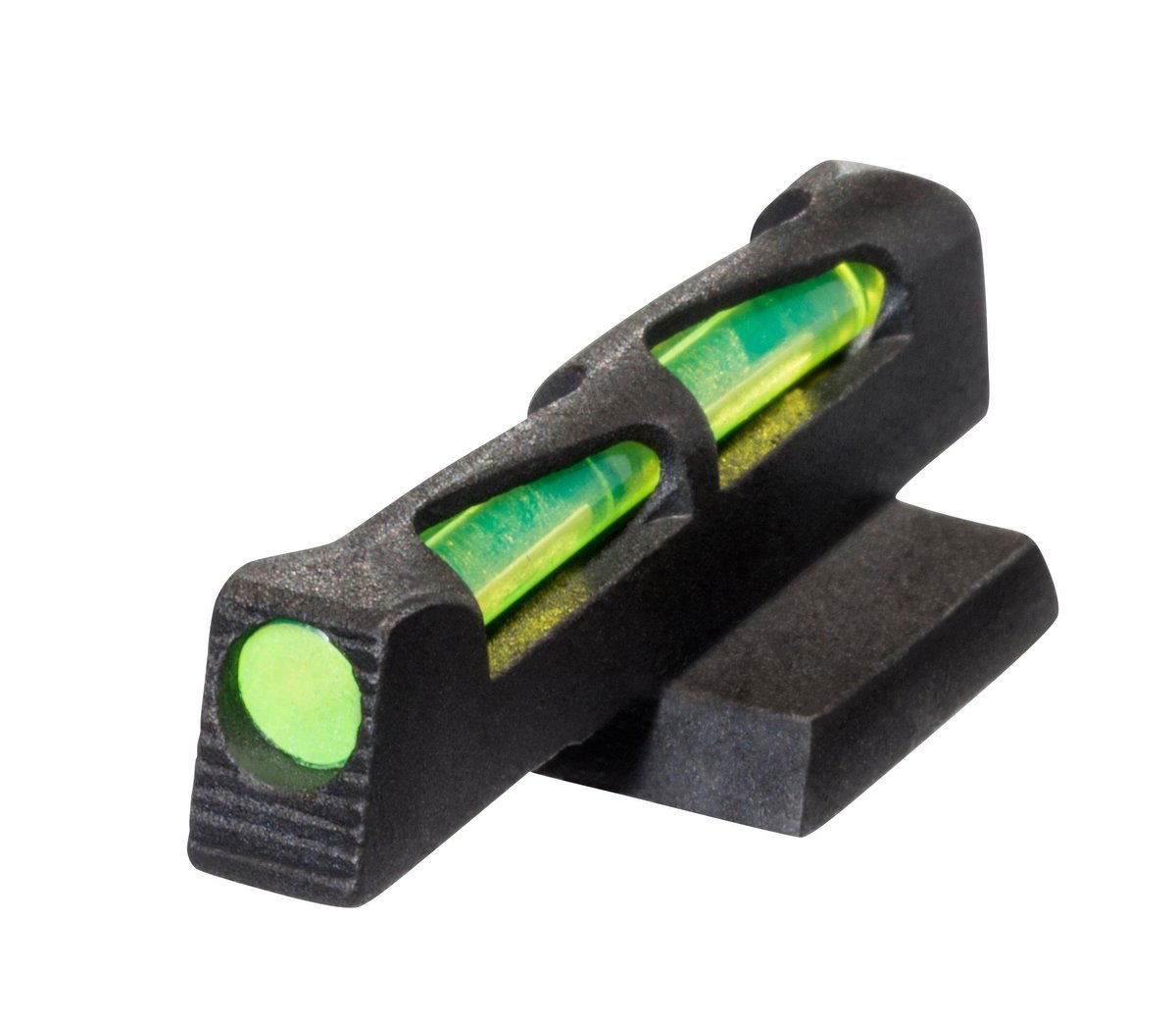 Green fiber optic gun front sight