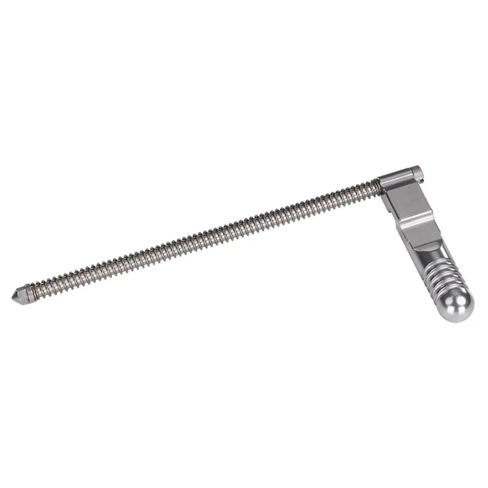 Metal adjustable clamp screw with spring handle