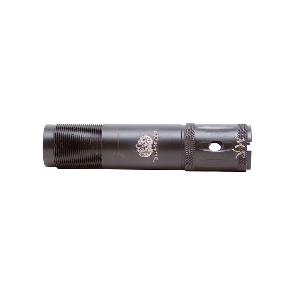 Black shotgun choke tube with knurled end