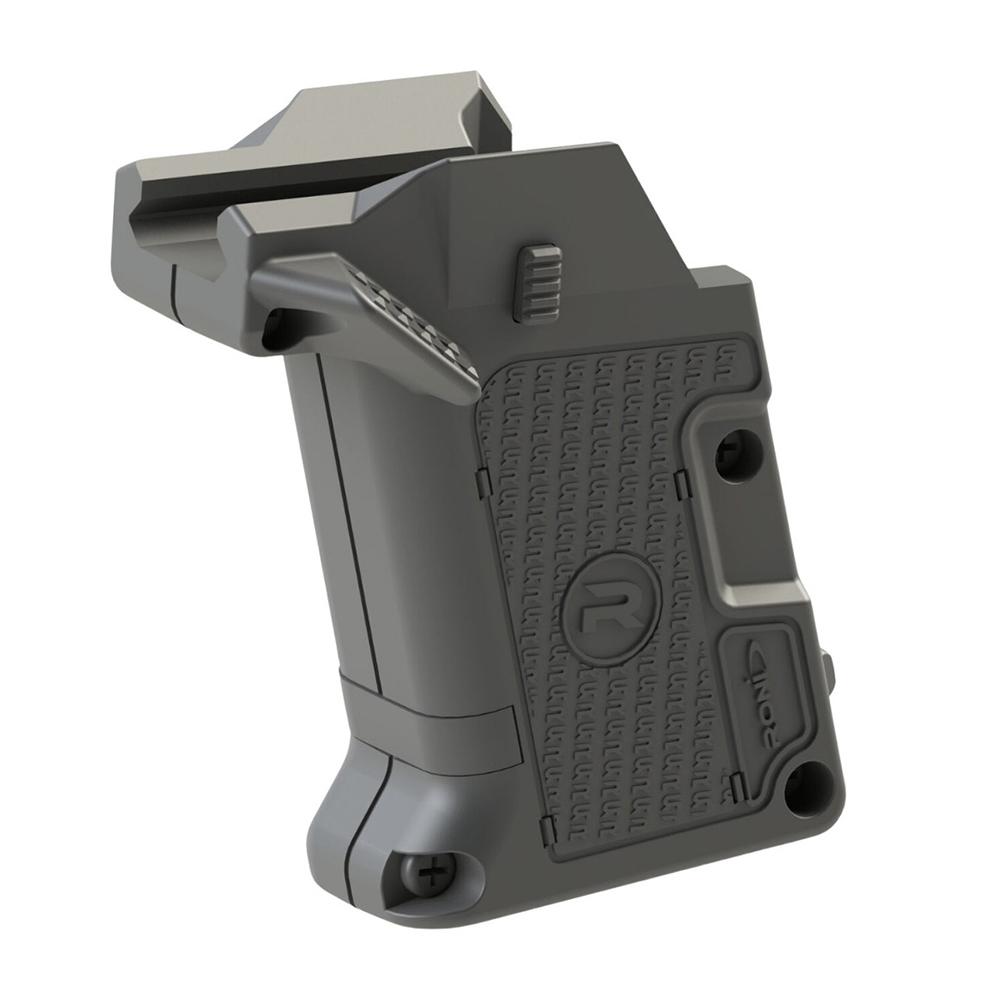 3D-rendered tactical firearm grip accessory
