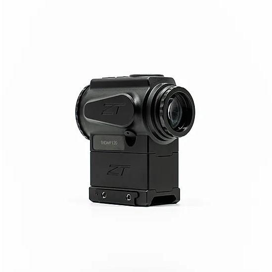 Compact black thermal imaging monocular device