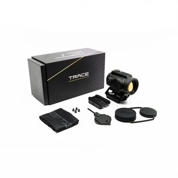TRACE red dot sight with accessories and box