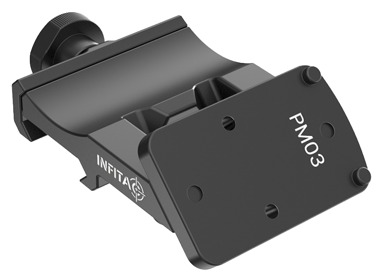 Black metal PM03 mounting bracket