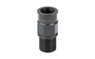 Black threaded metal pipe adapter fitting