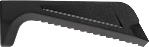 Black serrated plastic scraper tool