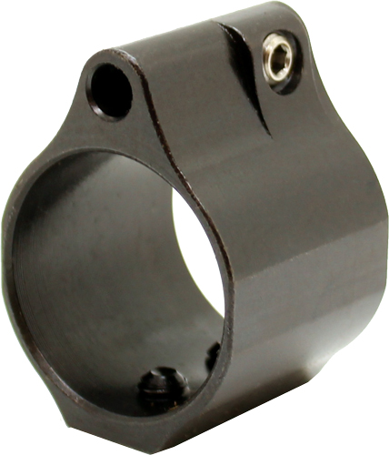 Black metal clamp ring with set screws