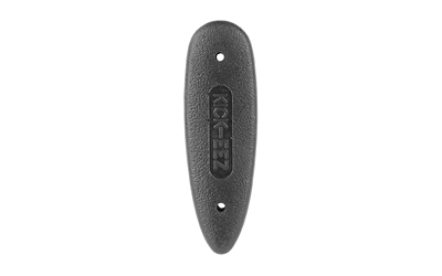Black oval remote control with two holes