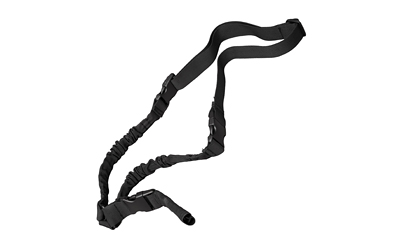 Black adjustable shoulder strap with clips