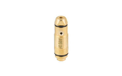Brass 40 S&W laser bore sight cartridge