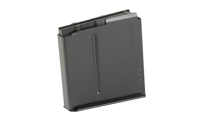 Black rifle magazine on white background