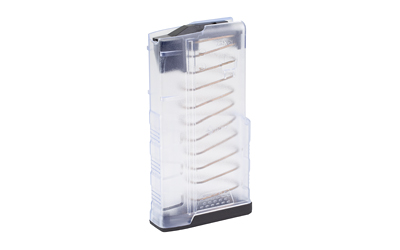 Clear plastic container with zigzag interior channels