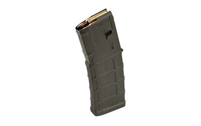 Rifle magazine with visible ammunition rounds