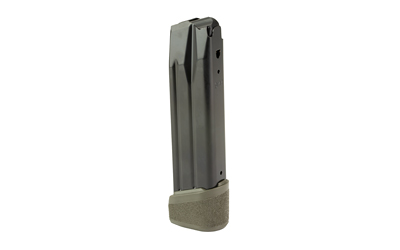 Handgun magazine with extended base plate