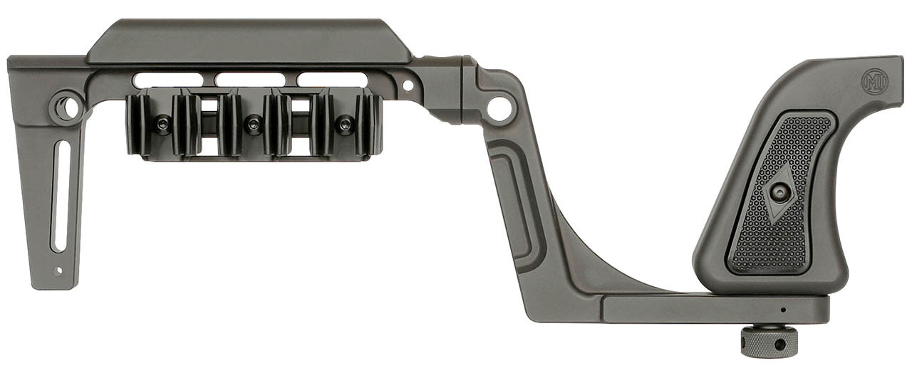 Metal tactical pistol stock with grip attachment
