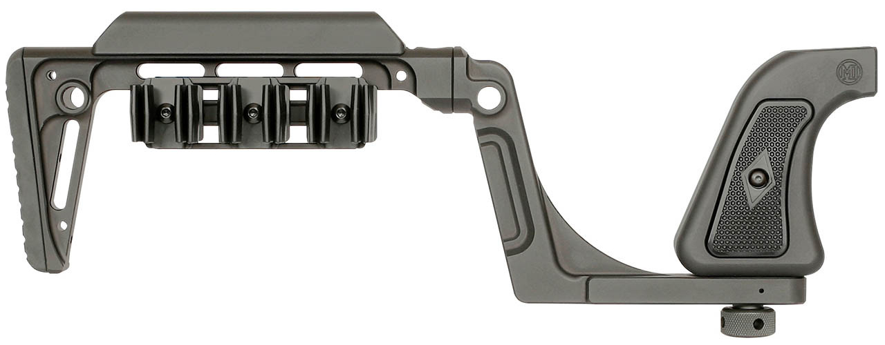 Modular firearm stock with pistol grip and brace
