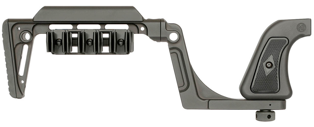Adjustable tactical rifle stock with pistol grip
