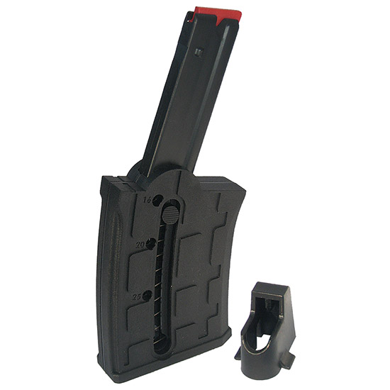 Handgun magazine loader with inserted magazine