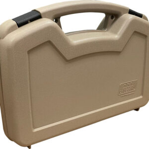 Tan hard plastic pistol carrying case