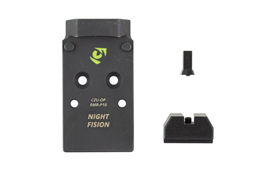 Black CZU-OP RNV-10 night vision mount plate