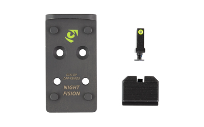 Night Fision optic plate and front sight set