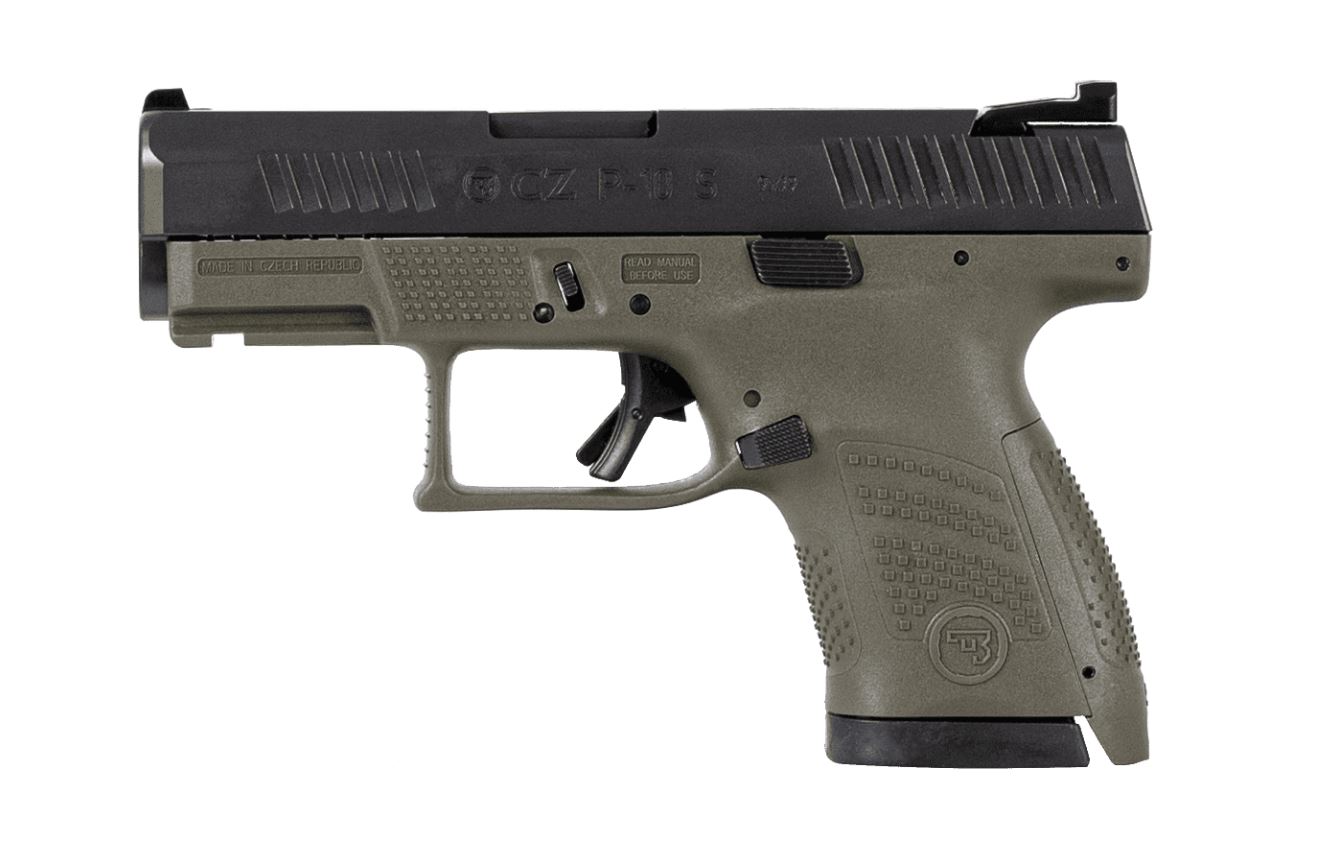 CZ P-10 S semi-automatic pistol side view