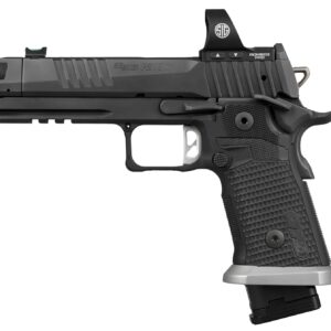 SIG Sauer P211 pistol with red dot sight