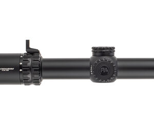 Black rifle scope isolated on white background