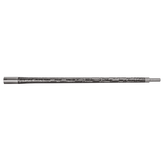 Textured metal rod isolated on white background
