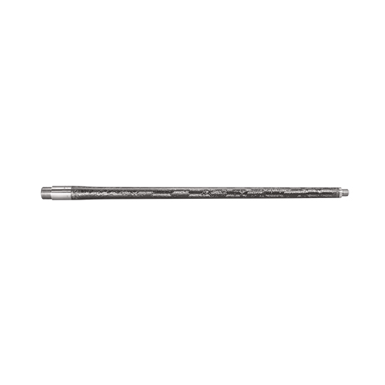 Long textured metal rod on white background