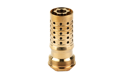 Brass cylindrical nozzle with threaded base