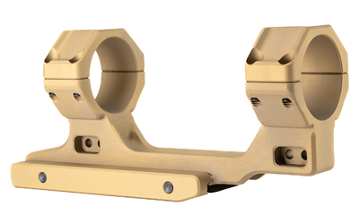 Tan rifle scope mount with dual rings