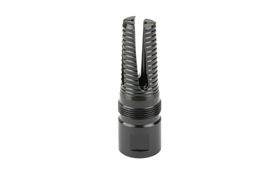 Metal firearm muzzle brake with threaded base